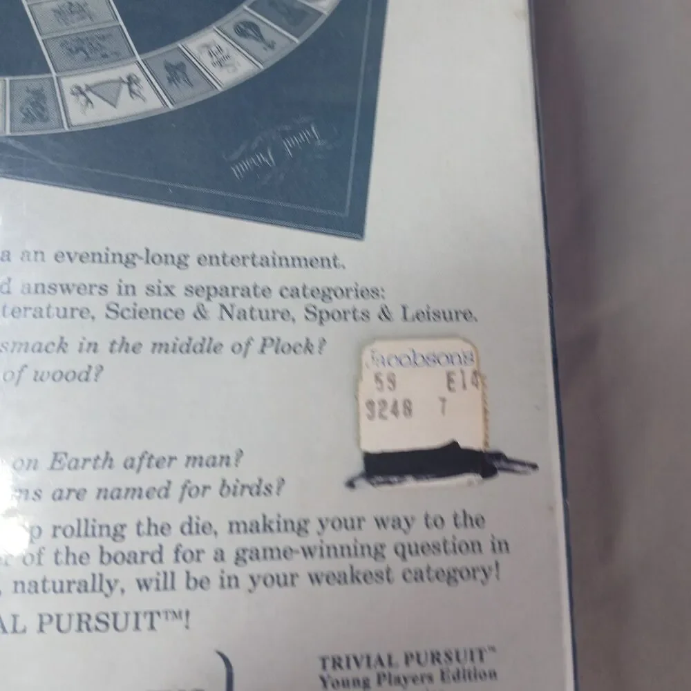 Parker Brothers trivial pursuit